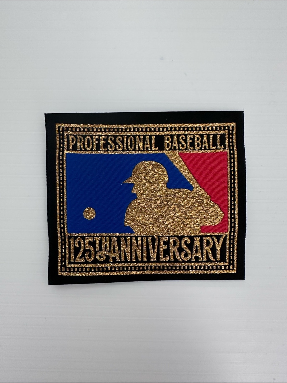 Professional Baseball 125th Anniversary MLB Patch NWOT